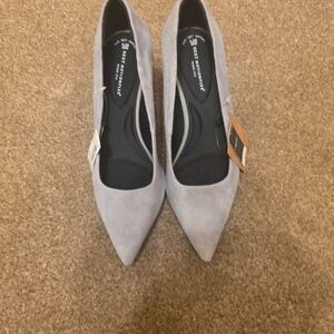 Next Soft Gray Pointed Heels